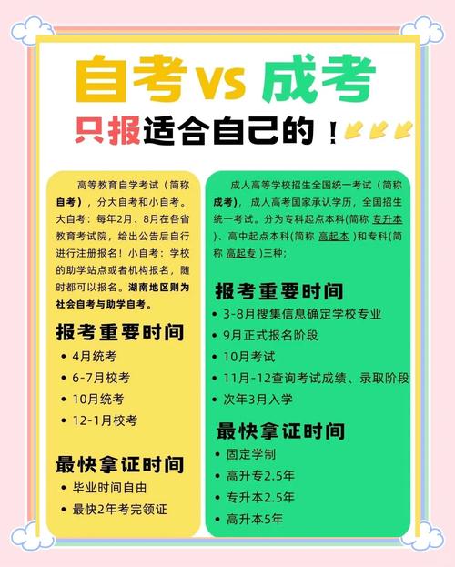 自考和成考的区别,你适合哪种?